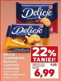 Kaufland Ciastka z galaretką wiśniową Delicje Szampańskie oferta