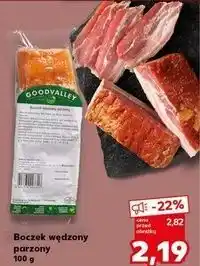 Kaufland Boczek wędzony parzony Goodvalley oferta
