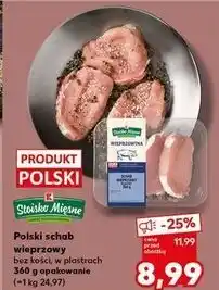 Kaufland Schab wieprzowy plastry qafp Stoisko Mięsne oferta