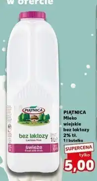 Kaufland Mleko wiejskie bez laktozy 2% Piątnica oferta