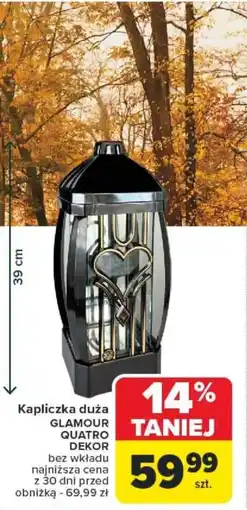 Carrefour Kapliczka duża glamour quatro dekor oferta