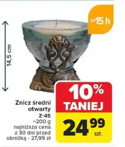 Carrefour Znicz średni otwarty Z-45 oferta