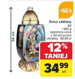 Carrefour Znicz szklany S7 oferta