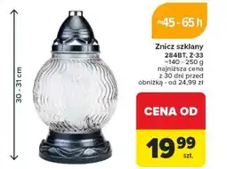 Carrefour Znicz szklany 284BT, Z-33 oferta