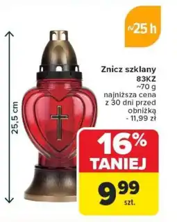 Carrefour Znicz szklany 83KZ oferta