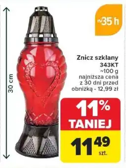 Carrefour Znicz szklany 343KT oferta