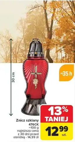 Carrefour Znicz szklany 476CK oferta