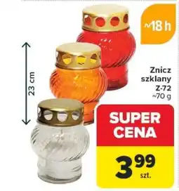 Carrefour Znicz szklany Z-72 oferta