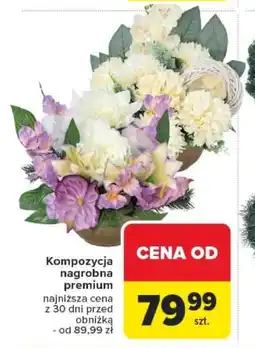 Carrefour Kompozycja nagrobna premium oferta