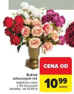 Carrefour Bukiet sztucznych róż oferta