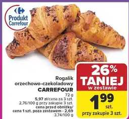 Carrefour Market Rogalik orzechowo-czekoladowy CARREFOUR oferta