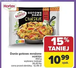 Carrefour Market Danie gotowe mrożone HORTEX oferta
