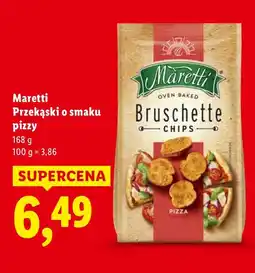Lidl Przekąski Maretti o smaku pizzy 168g oferta