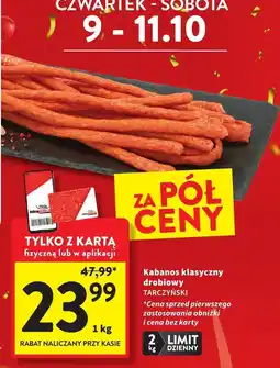 Intermarche Kabanos klasyczny drobiowy Tarczyński oferta