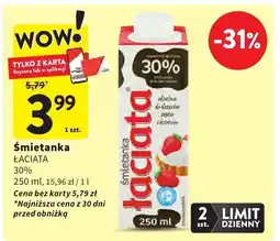Intermarche Śmietanka 30% Łaciata oferta