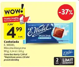 Intermarche Czekolada mleczna klasyczna E. Wedel oferta