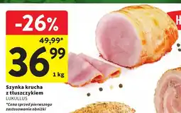Intermarche Szynka krucha z tłuszczykiem LUKULLUS oferta