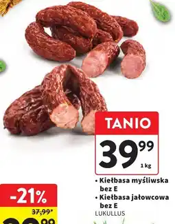 Intermarche Kiełbasa jałowcowa bez E LUKULLUS oferta