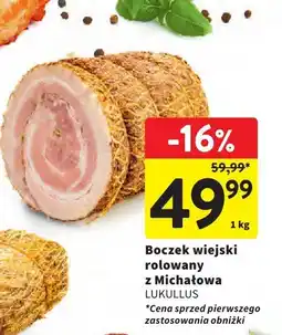 Intermarche Boczek wiejski rolowany z Michałowa LUKULLUS oferta