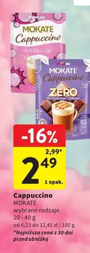 Intermarche Cappuccino Mokate oferta
