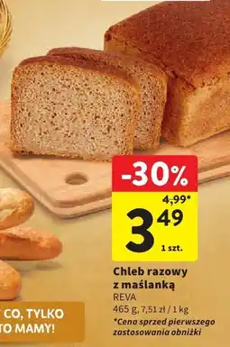 Intermarche Chleb razowy z maslanką Reva oferta