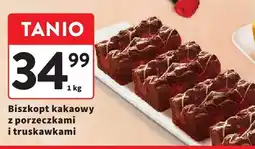 Intermarche Biszkopt kakaowy z porzeczkami i truskawkami Intermarche oferta