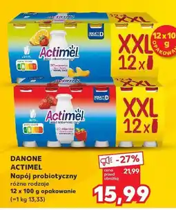 Kaufland Napój probiotyczny Actimel różne rodzaje Danone oferta