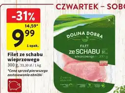 Intermarche Filet ze schabu wieprzowego DOLINA DOBRA oferta