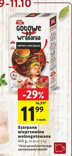 Intermarche Szarpana wieprzowina wolnogotowana GOTOWE DO ZJEDZENIA oferta