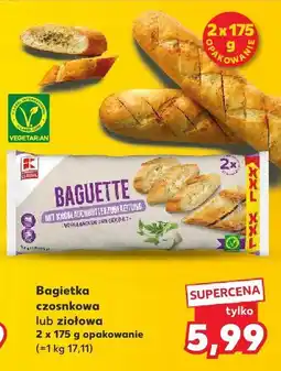 Kaufland Bagietka czosnkowa K-Classic oferta