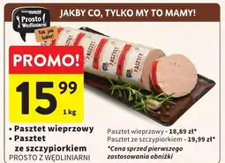 Intermarche Pasztet ze szczypiorkiem PROSTO Z WĘDZIARNI oferta