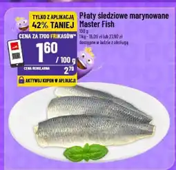 Polomarket Płaty śledziowe marynowane Master Fish oferta