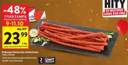 Intermarche Kabanos klasyczny wieprzowy Tarczyński oferta