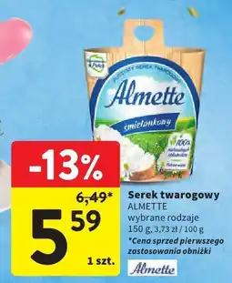 Intermarche Serek twarogowy Almette oferta