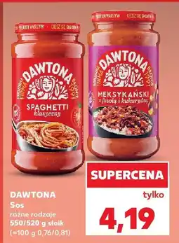 Kaufland Sos różne rodzaje Dawtona oferta