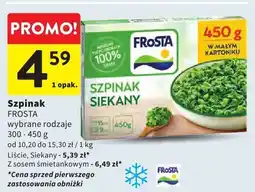 Intermarche Szpinak Frosta oferta