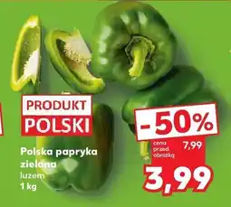 Kaufland Papryka zielona luzem Kaufland oferta