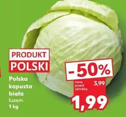 Kaufland Kapusta biała luzem Kaufland oferta
