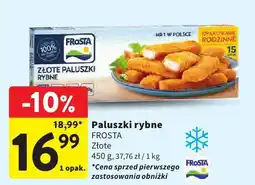 Intermarche Paluszki rybne Frosta Złote oferta