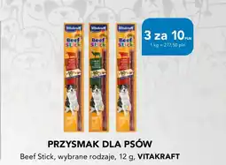 AquaelZOO Przysmak dla psów beef stick vitakraft oferta