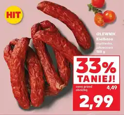 Kaufland Kiełbasa myśliwska Olewnik oferta