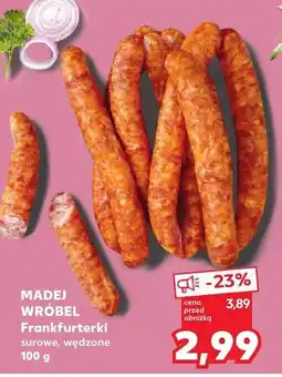 Kaufland Frankfurterki surowe Madej Wróbel oferta