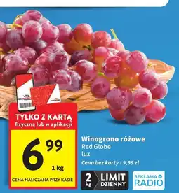 Intermarche Winogrono różowe Red Globe luz Intermarche oferta