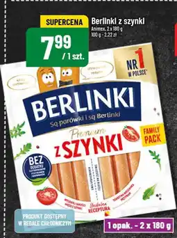 Polomarket Parówki Berlinki z szynki Animex oferta