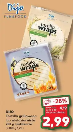 Kaufland Tortilla grillowana DIJO oferta