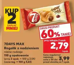 Kaufland Rogalik z nadzieniem 7Days Max Mondelez oferta