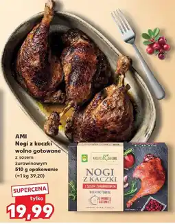 Kaufland Nogi z kaczki wolno gotowane z sosem żurawinowym AMI oferta