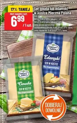 Polomarket Ser gouda w kostce Mleczna Polana oferta