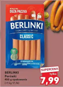 Kaufland Parówki Classic Berlinki oferta