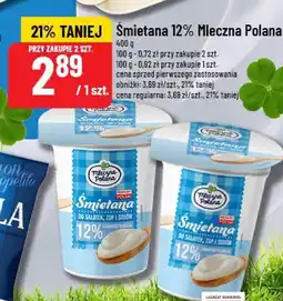 Polomarket Śmietana 12% Mleczna Polana oferta